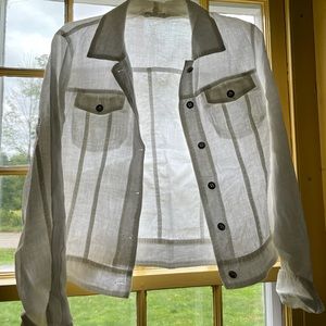 EILEEN FISHER WHITE JACKET